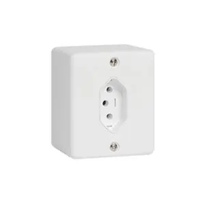 Tomada para Sistema X 20A Branca Ilumi