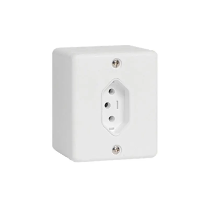 Tomada para Sistema X 20A Branca Ilumi