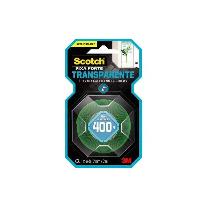 Fita Dupla Face Vhb 12X2,0 Transparente Scotch