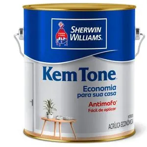 Tinta Acrílica Branco Fosco Galão Kem Tone