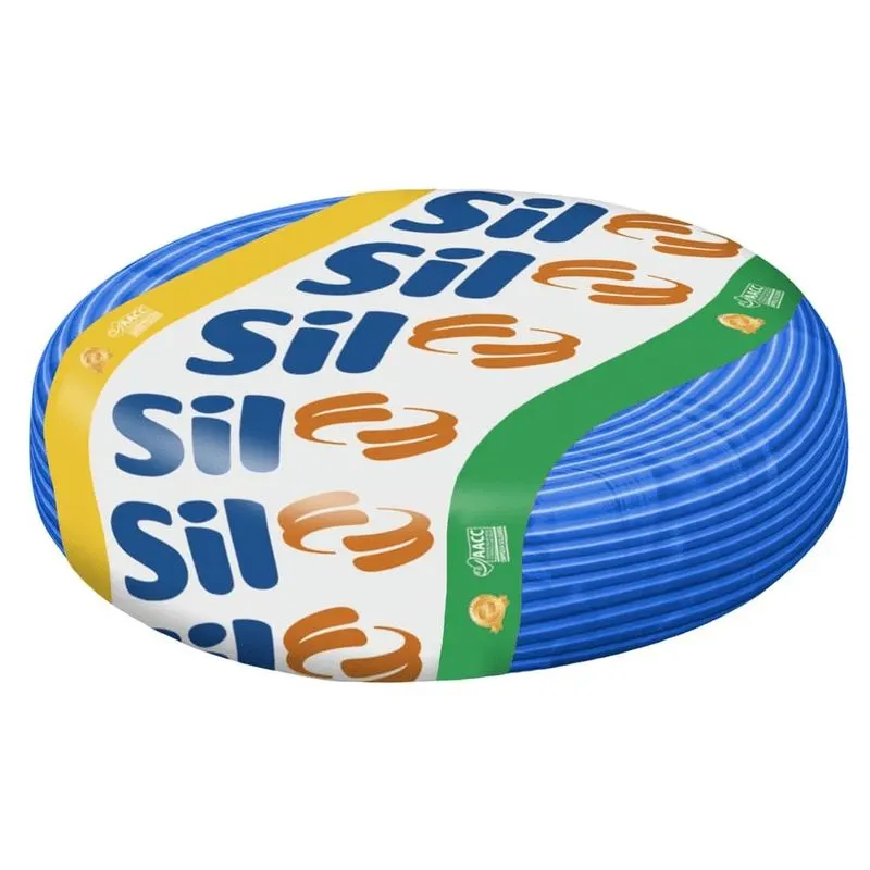 Fio Cabinho Flex 2,5MM Azul Rolo 100MT Sil