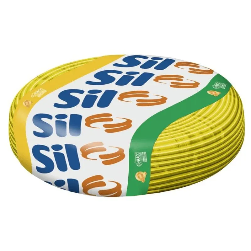 Fio Cabinho Flex 2,5MM Amarelo Metro Sil