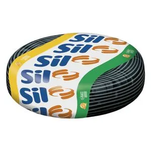 Fio Cabinho Flex 2,5MM Preto Metro Sil