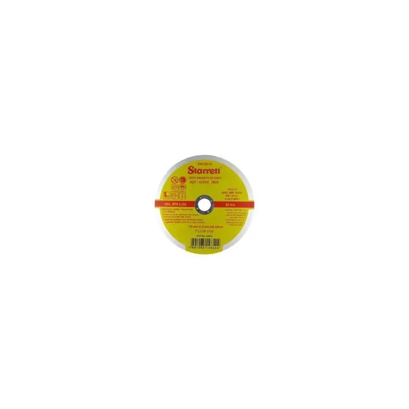 Disco De Corte P/Inox 7X 1/16 X 7/8 Starrett
