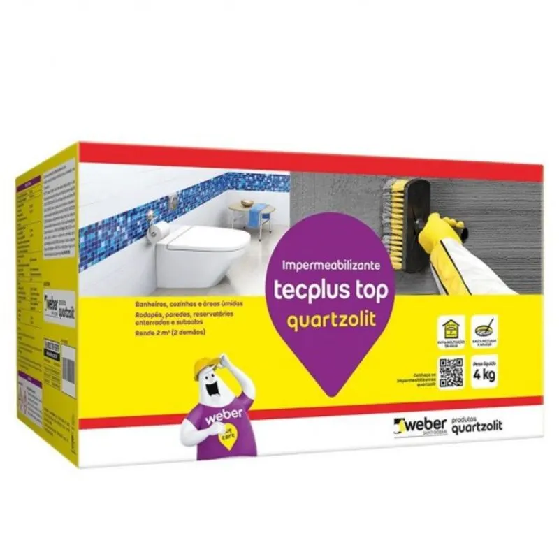 Impermabilizante Tecplus Top 4KG Quartzolit