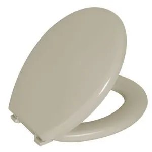 Assento Sanitário Oval Almofadado Bege 5 Astra