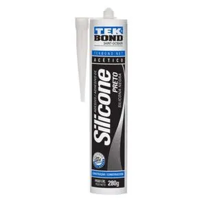Silicone 280GR Preto Tekbond