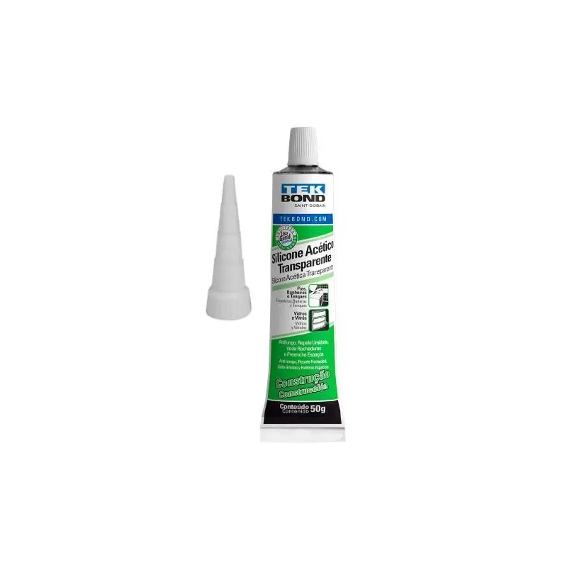 Silicone 50GR Transparente Tekbond