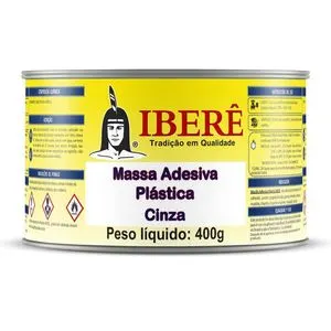 Adesivo Plástico Cinza 400g Iberê