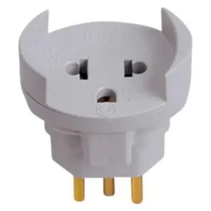 Pino Adaptador Tripolar 10A Ilumi