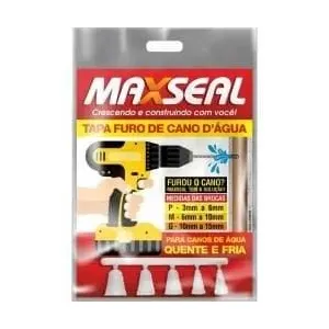Tapa Furo Cano Com 5 Unidades Maxseal
