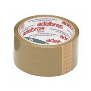 Fita para Embalagem 45X45 Marrom Adelbras