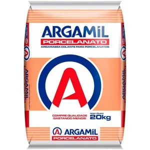 Argamassa Porcelanato Cinza 20KG Argamil