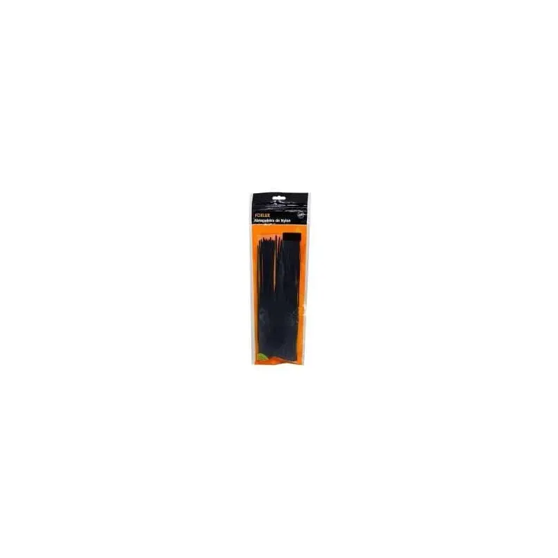 Abracadeira De Nylon Preta 280Mm X 4,8Mm Com 100 Foxlux