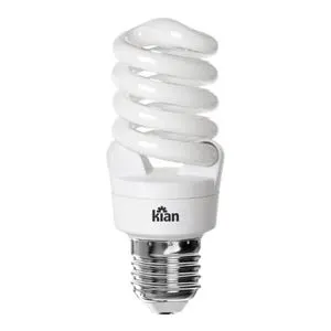 Lâmpada Eletrônica 20W 127V Espiral E27 6,4K Branca Kian