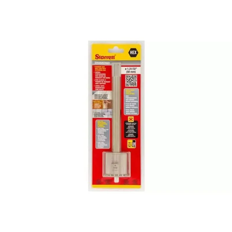 Serra Copo Diamantada 50Mm C/Haste 150Mm Starrett