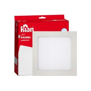 Luminária Led Embutir Quadrada Slim 12W 6,0K Branca Kian