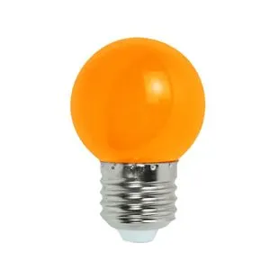 Lâmpada Led Bolinha 1-3W Bivolt E27 Laranja Kian