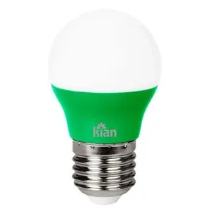 Lâmpada Led Bolinha 3W Bivolt E27 Verde Kian