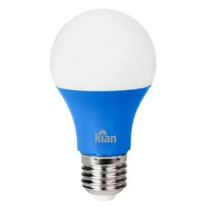 Lâmpada Led Bulbo A60 7W Azul E27 Bivolt Kian