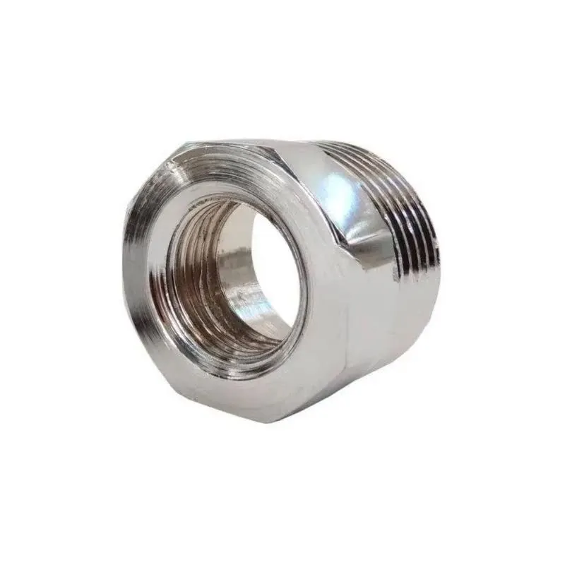 Bucha De Reducao Metal 1/2 X 1/4 Cromada Barra Chromo