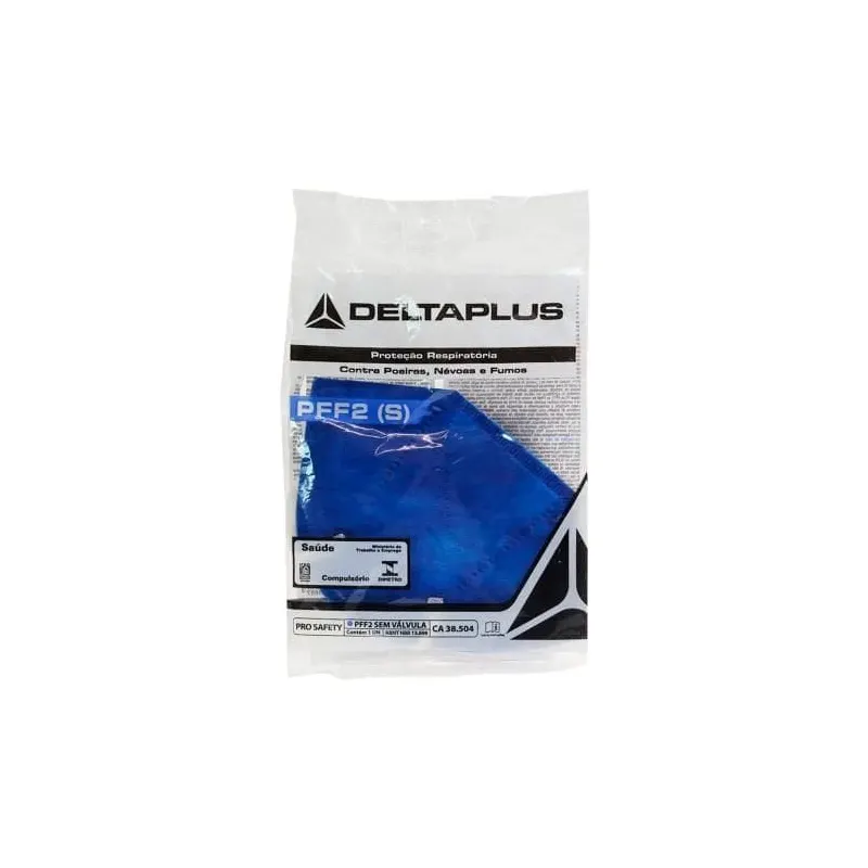 Mascara Sem Válvula Azul Pff2 Pro Safety Deltaplus