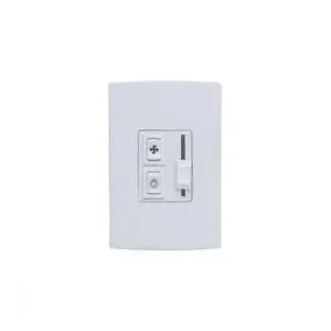 Controle Para Ventilador De Teto 1L Deslisante Bivolt Branco Qualitronix