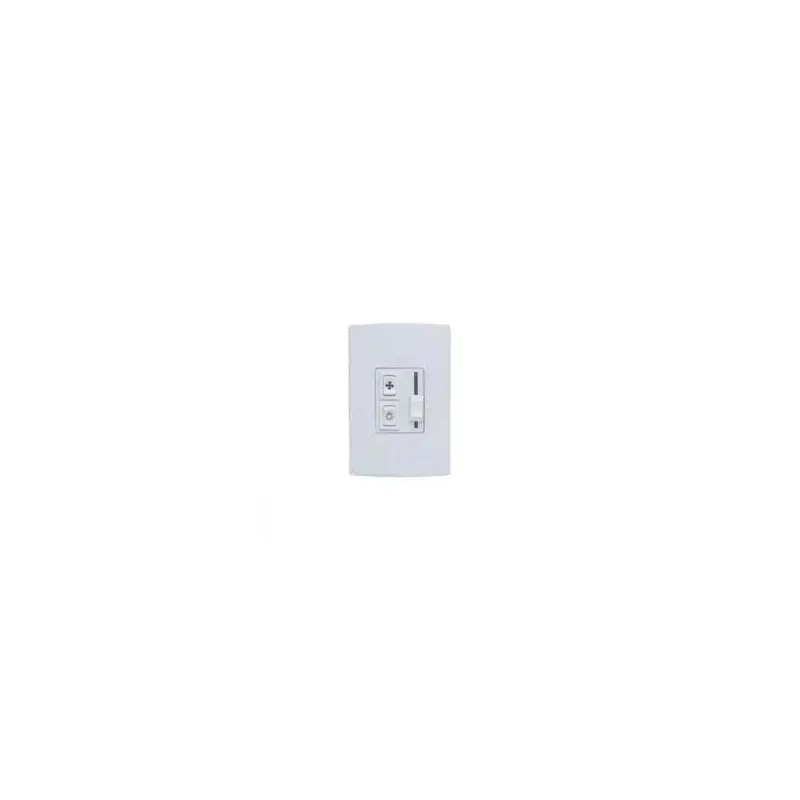 Controle Para Ventilador De Teto 1L Deslisante Bivolt Branco Qualitronix