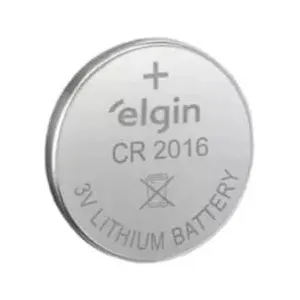 Bateria Botao Cr2016 3V Elgin