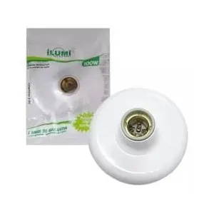 Plafon C/Soq.louca Branco 100W Ilumi