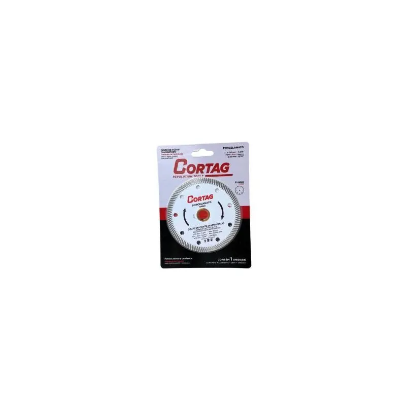 Disco Diamantado Porcelanato Turbo Cortag