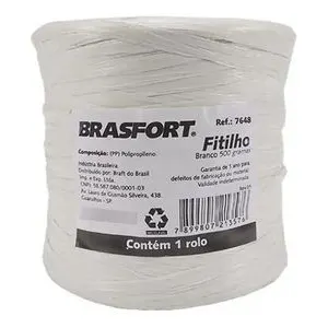 FITILHO PARA AMARRAÇÃO BRANCO 500g BRASFORT