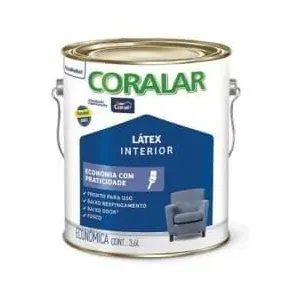 Tinta Latex Mais Economico Galao Branco Fosco Coralar