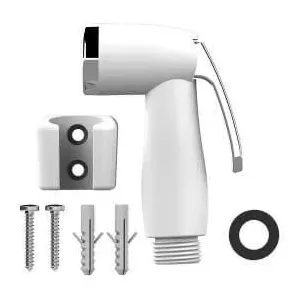 Pistola para ducha higiênica ABS branco / cromado Censi