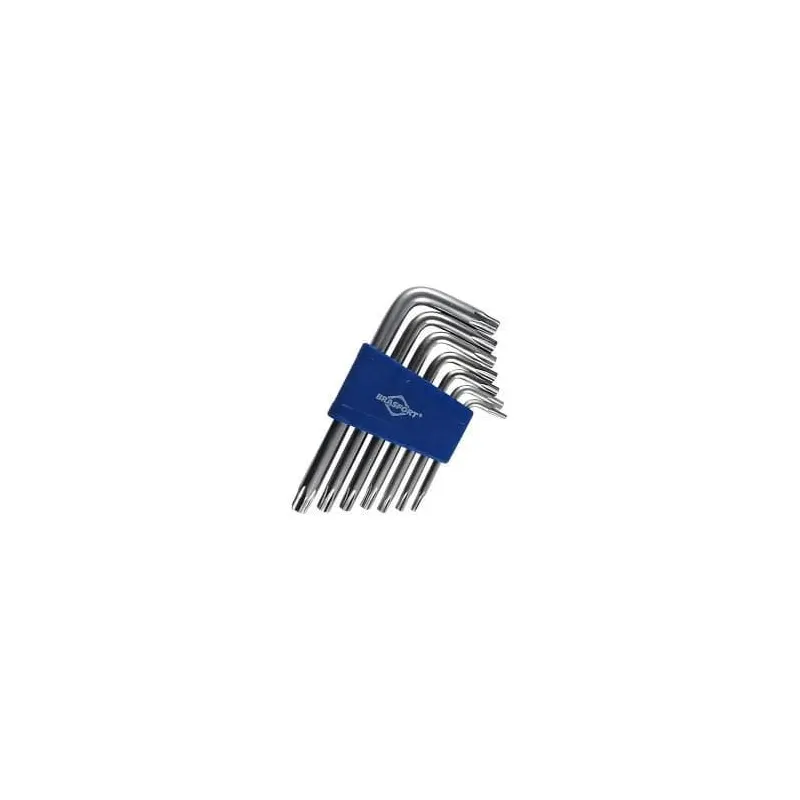 Chave Torx Em L Kit Com 7 Pecas T10 A T40 Brasfort