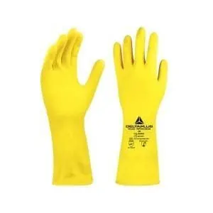 Luva Latex Delta Plus-Amarela 8