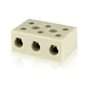 Conector Ceramico Tripolar 10Mm Foxlux