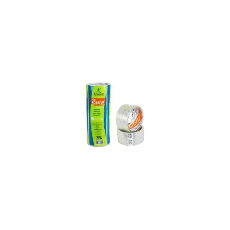 FITA ADESIVA KORETECH-24mm x 50m TRANSPARENTE
