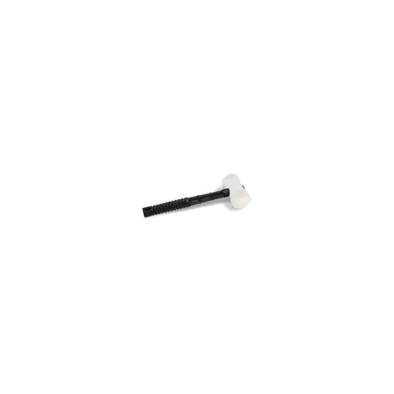 Martelo Borracha Cabo Plastico 60Mm Branco Roma