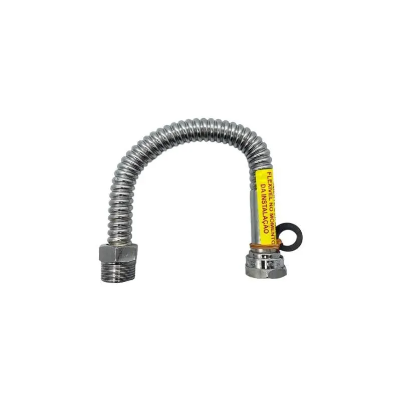 Engate Flexivel Para Aquecedor Agua 40Cm 1/2 Power Flex