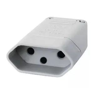 Pino Femea Tripolar 10A Branco 2043 Perlex