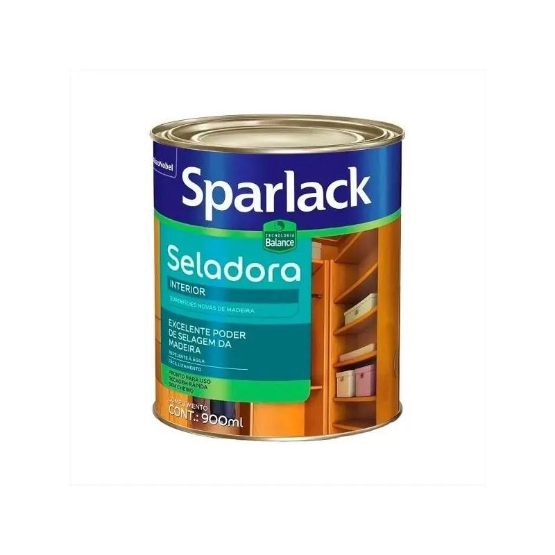 Selador Para Madeira 1/4 Acetinado Transparente Balance Sparlack