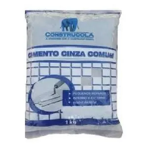 Cimento Comum Cinza 1Kg Construcola
