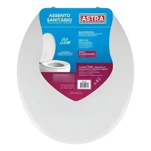 Assento Almofadado Br1 - Branco 1 Astra-Slim