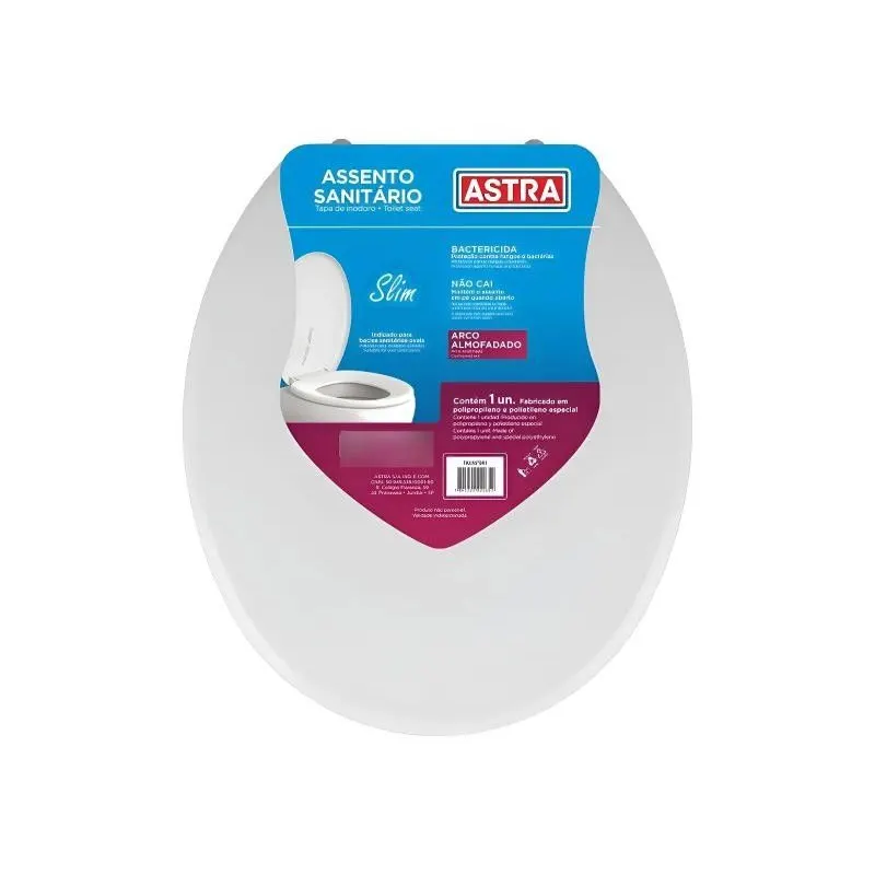 Assento Almofadado Br1 - Branco 1 Astra-Slim