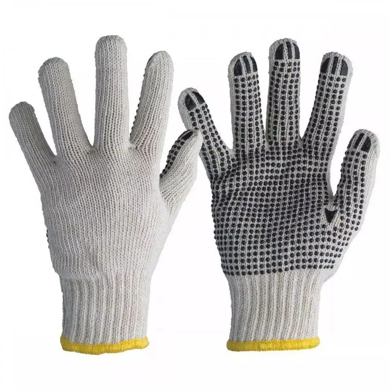 Luva Malha Pigmentada Branca Cotton