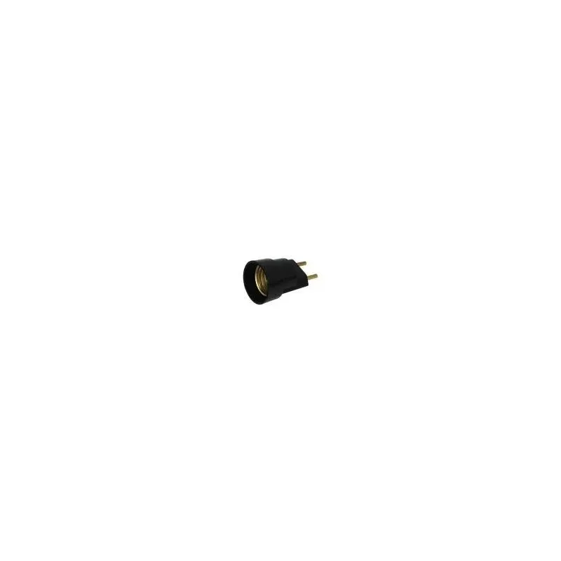 Bocal Com Pino Adaptador 2P Preto Fc