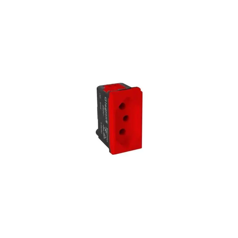 Pial Pop Modulo Tomada 2P+T 20A Vermelha