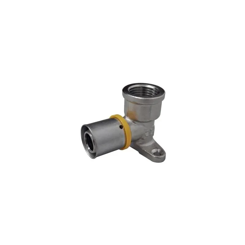 Joelho Com Base Fixa Para Tubo Pex 16Mm X 1/2