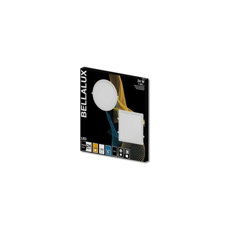 Luminaria Led 24W Embutir Quadrada Branca Bivolt Bellalux